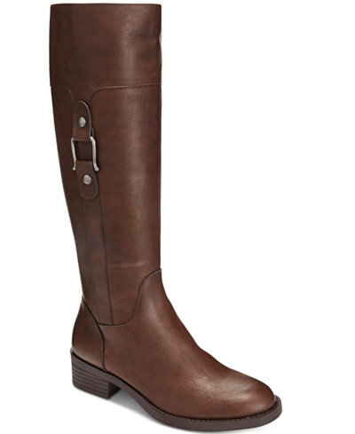 Style & Co. Astarie Wide-Calf Riding Boots, Only at Macy's
