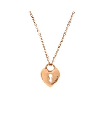 Heart Lock Pendant Necklace