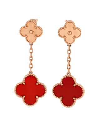Magic Alhambra 2 Motifs Drop Earrings