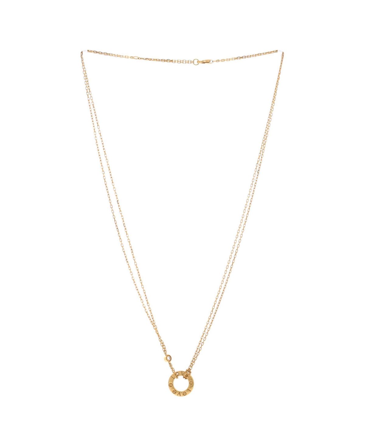 Pre-Owned Cartier Diamonds Love Pendant Necklace