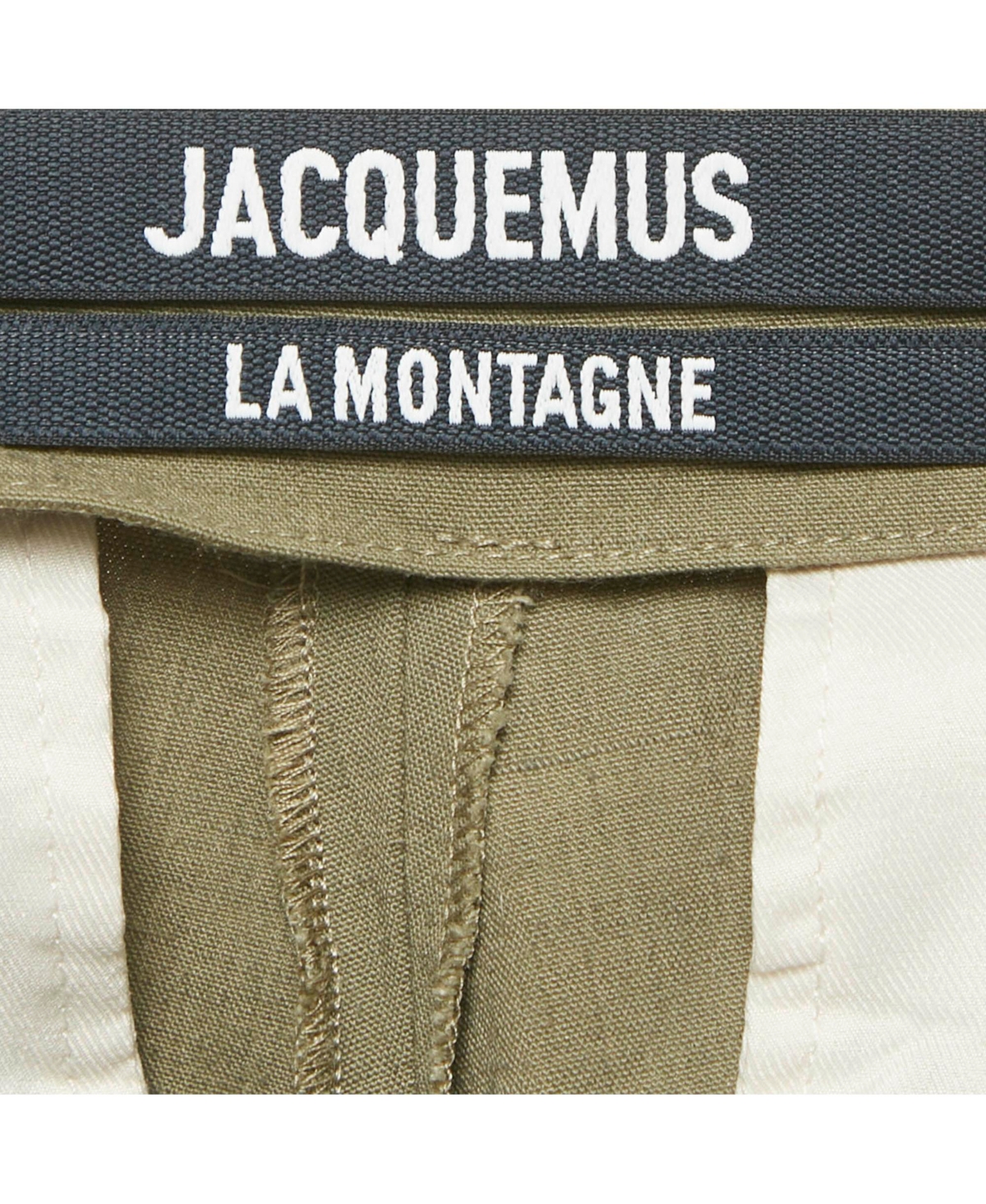 Pre-Owned Jacquemus Women's Linen Blend Skinny Trousers