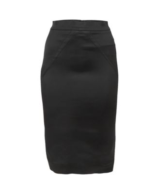 Women's Satin Pencil Skirt