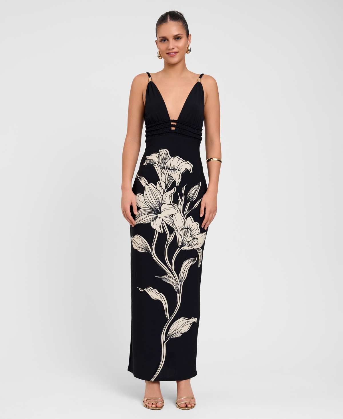 Rachel Rachel Roy Women's V-Neck Maxi Dress
