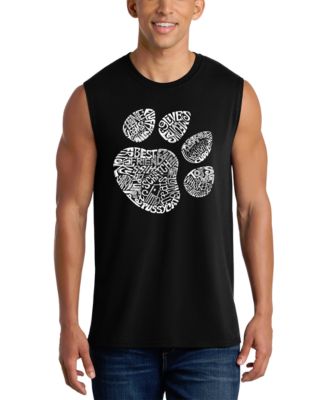 Men's Paw Print Graphic Tank Top