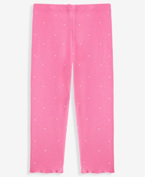 Леггинсы First Impressions Mix & Match Dot-Print Rib Leggings для девочек-малышей