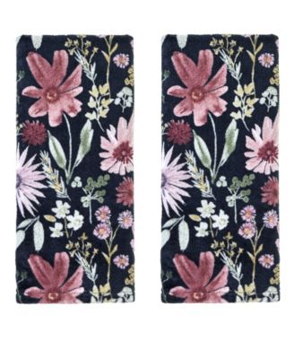 Wildflower Printed 2-Piece Hand Towel Set