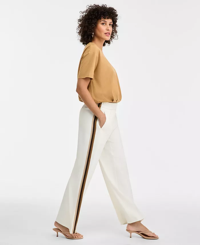 Women's Side-Stripe Wide-Leg Pants - thumbnail 6