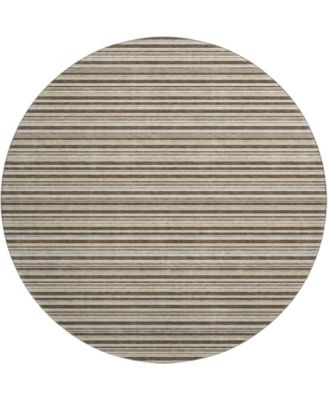 Soft Essentials Machine Washable SE2 8'x8' Round Area Rug