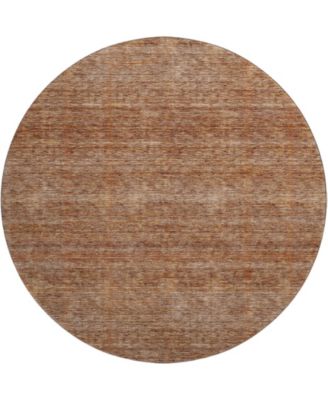 Soft Essentials Machine Washable SE1 8'x8' Round Area Rug