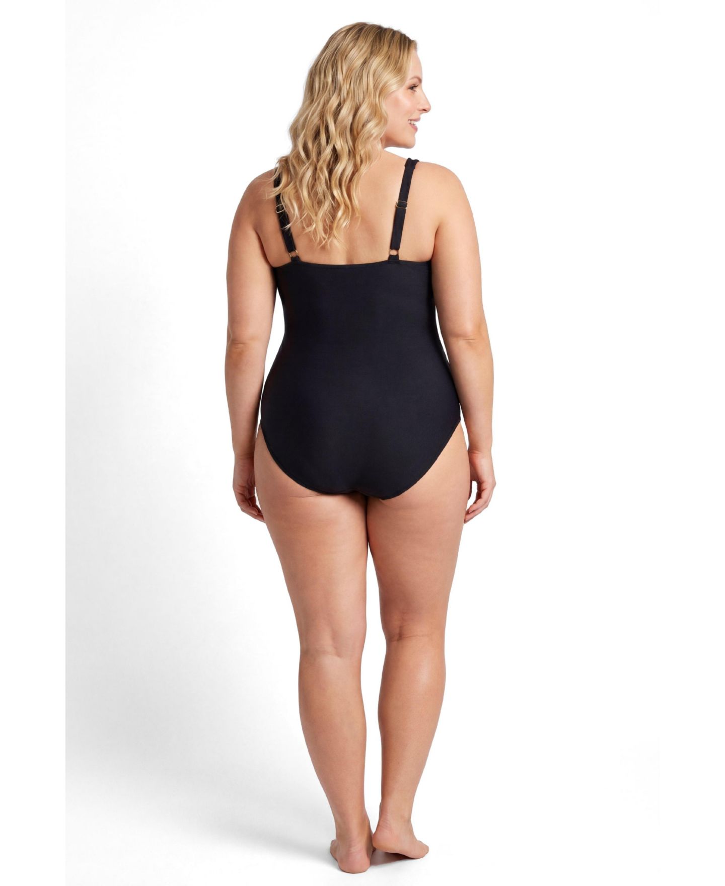 Купальник Wrap — Swimsuits for All, цвет: Чёрный — фото 2