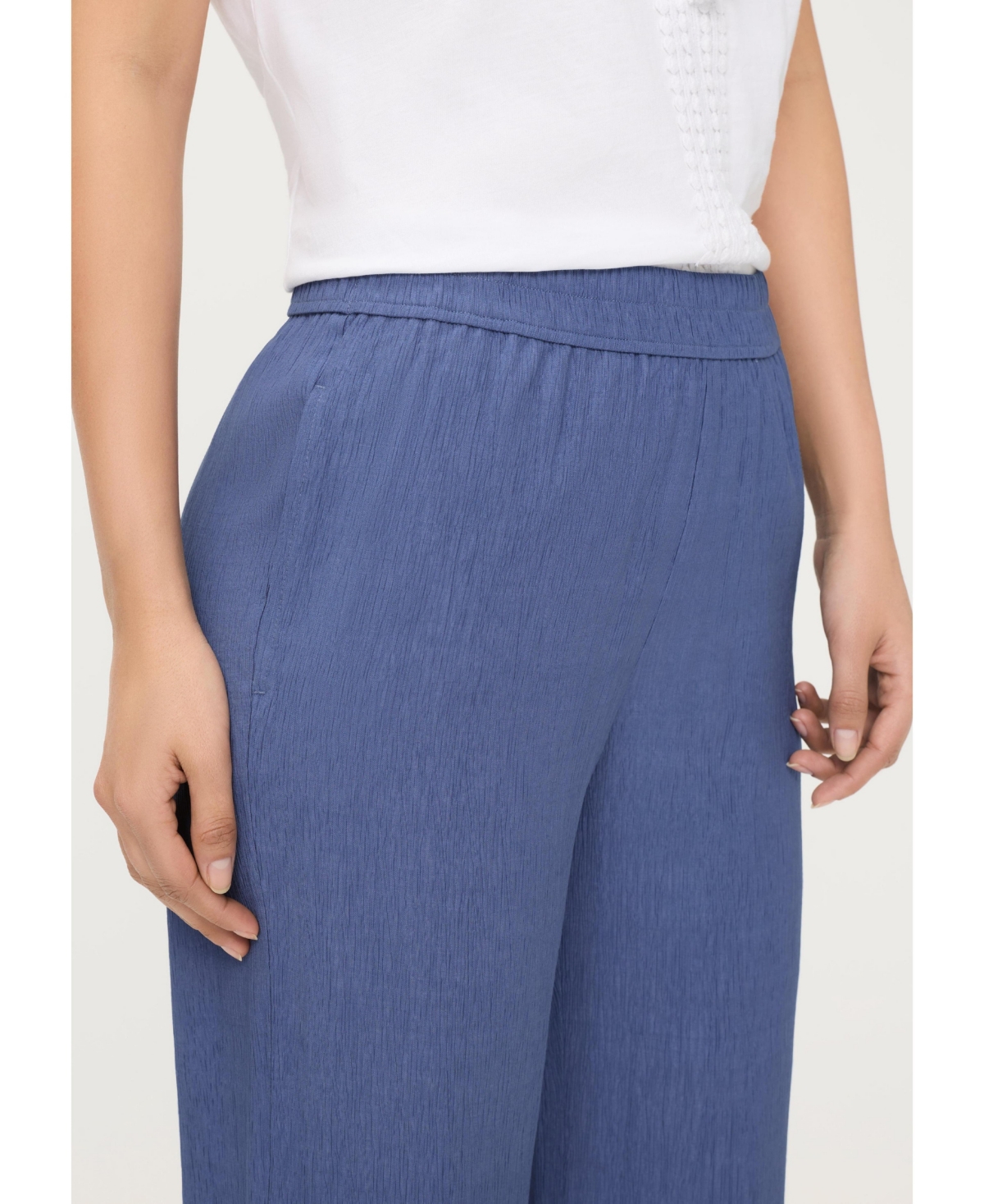Olsen Women's Soft Crinkle Pull-On Pant