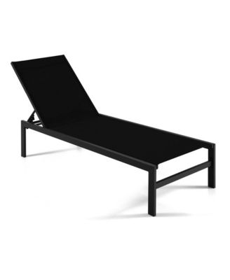 6-Position Chaise Lounge Chairs with Rustproof Aluminium Frame