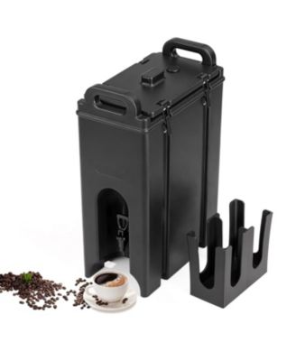 5 Gallon Insulated Beverage Dispenser - Commercial Hot and Cold Drink Server, 1.2" Thick Foam Insulation, Food-Grade LLDPE