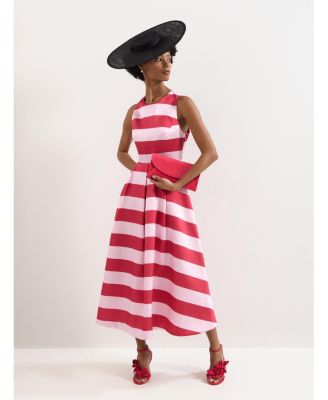 Women's Kiria Stripe Satin Midi Dress