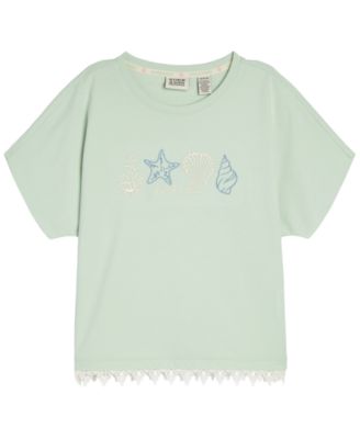 Scotch & Soda Girls' 4-6X Fashion T-Shirt - Light Pastel Green