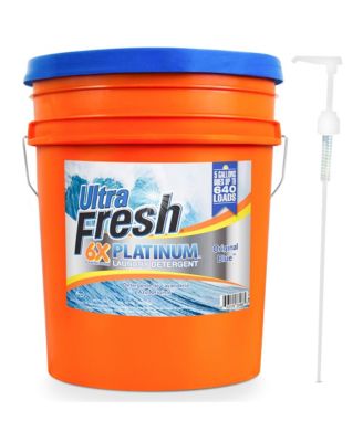 6X Platinum 5 Gal Laundry Detergent, Up to 640 Loads