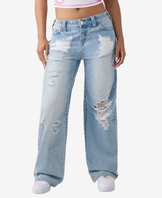 Women's Bobbi Baggy Distressed Big T Jeans