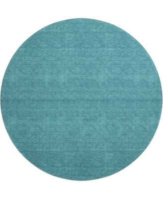 Soft Essentials Machine Washable SE6 8'x8' Round Area Rug