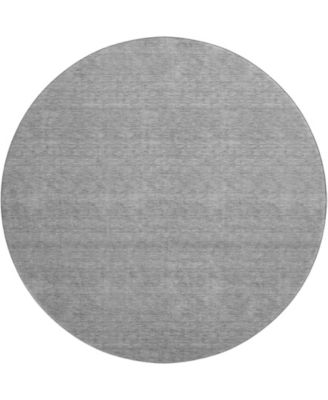 Soft Essentials Machine Washable SE6 8'x8' Round Area Rug