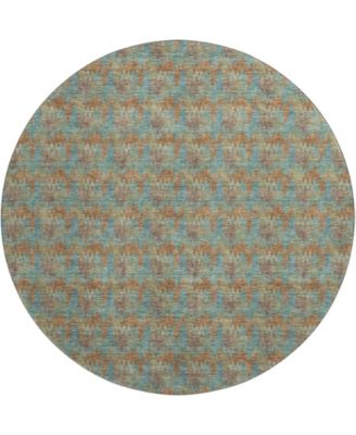 Soft Essentials Machine Washable SE5 8'x8' Round Area Rug