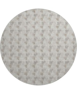 Soft Essentials Machine Washable SE5 8'x8' Round Area Rug