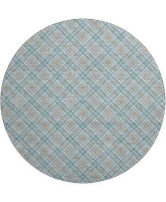 Soft Essentials Machine Washable SE3 8'x8' Round Area Rug