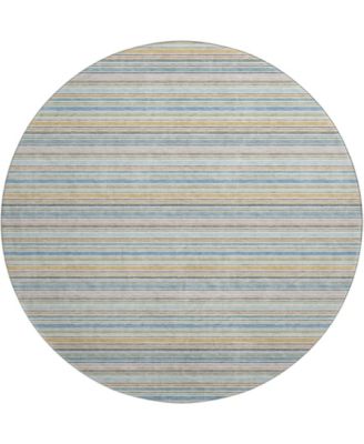 Soft Essentials Machine Washable SE2 8'x8' Round Area Rug