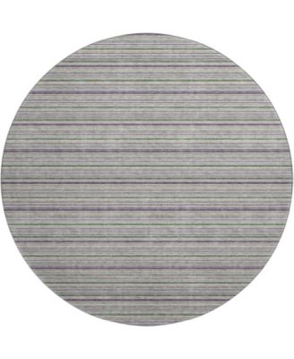 Soft Essentials Machine Washable SE2 8'x8' Round Area Rug
