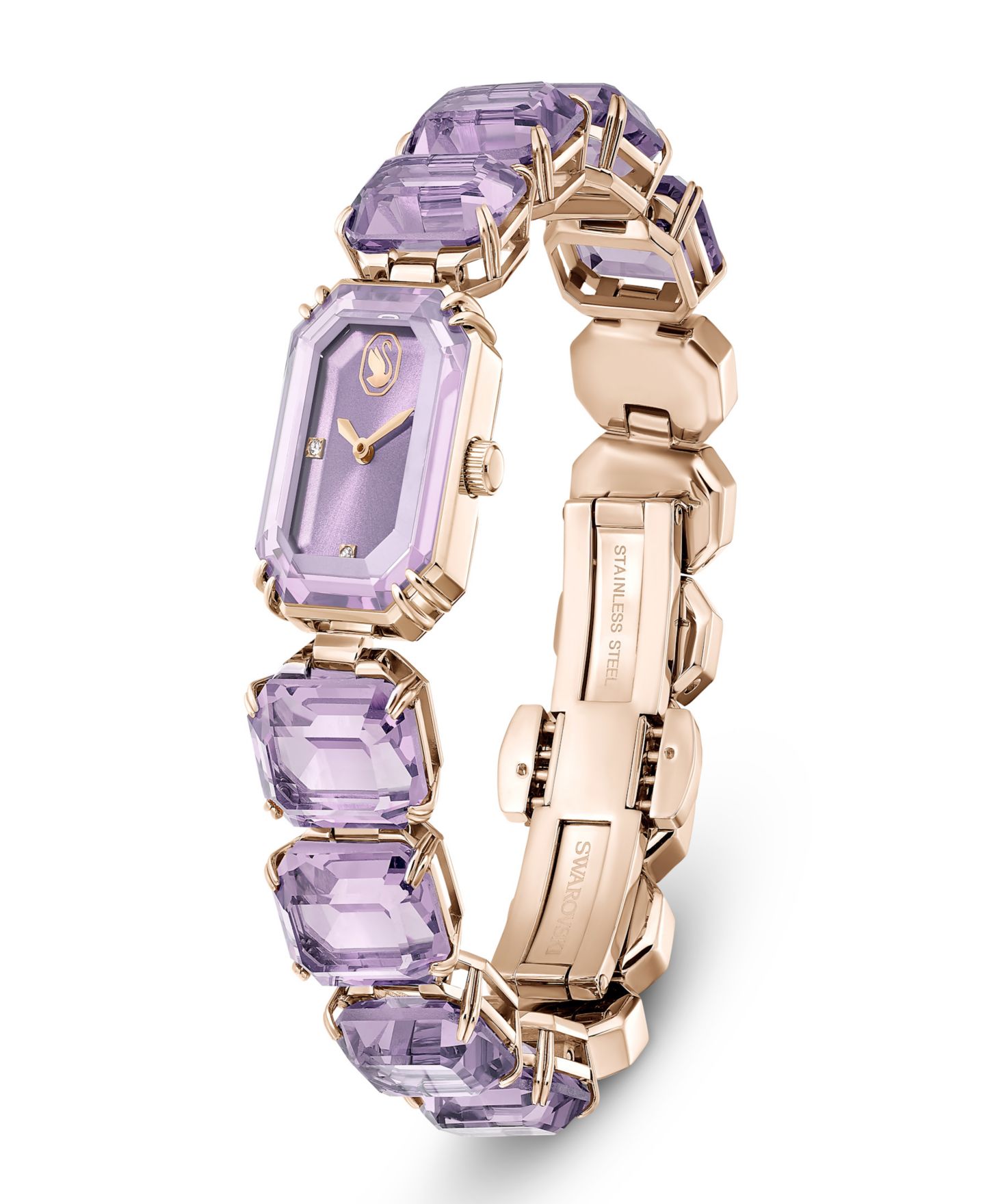 Женские часы Swarovski Octagon Cut Bracelet Watch 23 x 17mm — фото 5