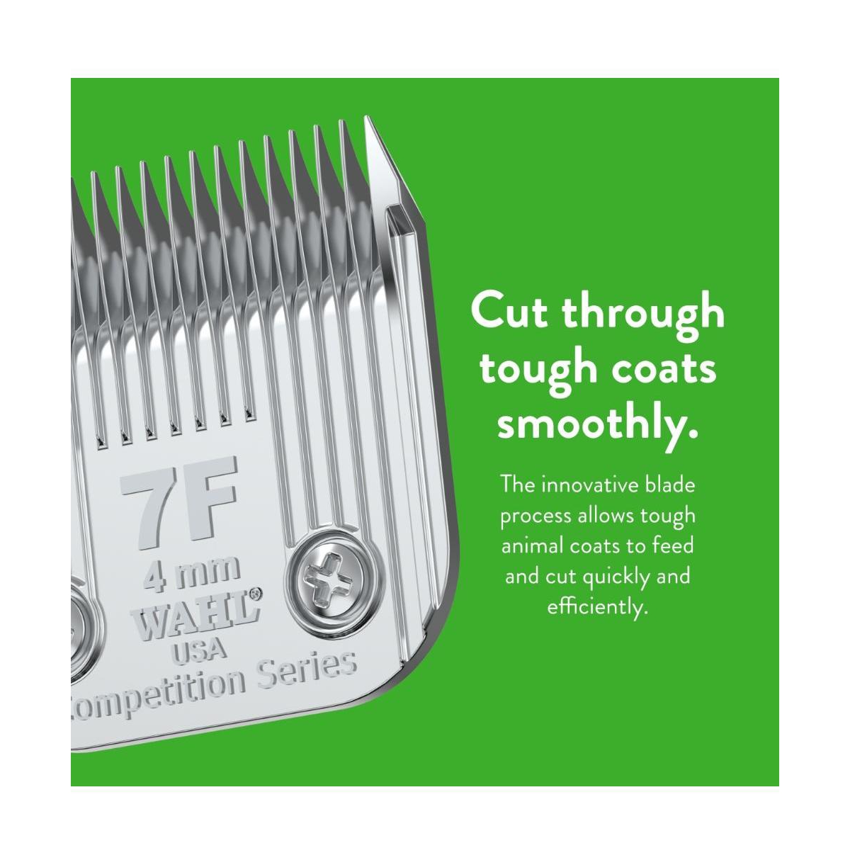 Wahl Professional Animal 7F Full Medium Competition Series Detachable Blade with 4/25-Inch Cut Length (2368-100)