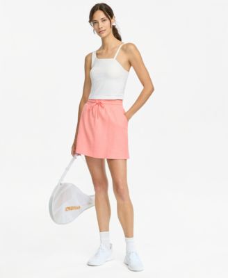 Women's Textured Drawstring Skirt