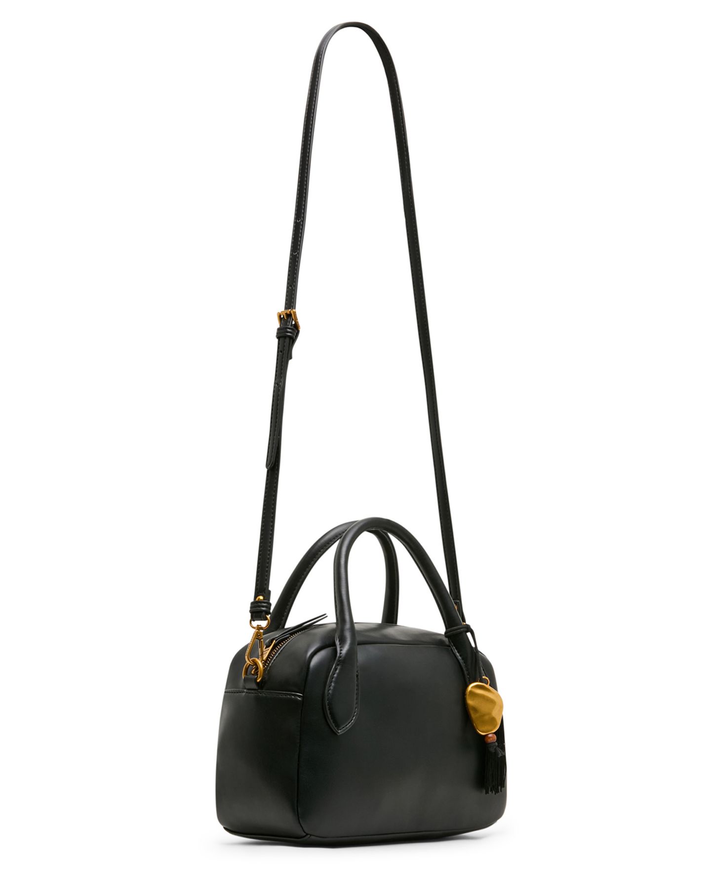 Женская сумка Steve Madden Aubrie Top Handle Small Satchel Handbag, цвет: Чёрный — фото 3