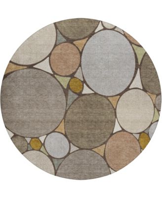Kenner KN1 8'x8' Round Area Rug