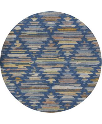 Kenner KN2 8'x8' Round Area Rug