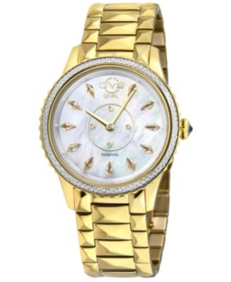 Women's Siena Swiss Quartz Diamond IP Stainless Steel Bracelet Watch