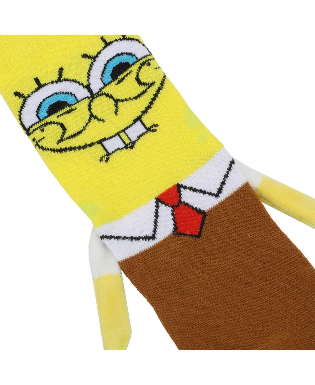 SpongeBob SquarePants Women's and Patrick Casual Crew Socks With 3D Arms and Magnetic Hands