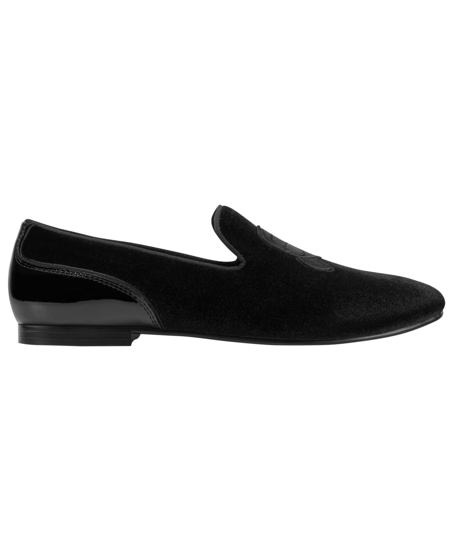 Мужские туфли KARL LAGERFELD PARIS Socha Velvet Evening Slip-On, цвет: Чёрный — фото 2