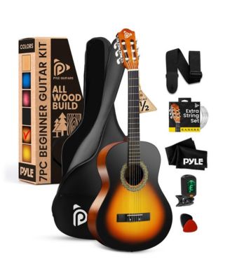 34" 6-String Classic Guitar with Digital Tuner and Accessory Kit