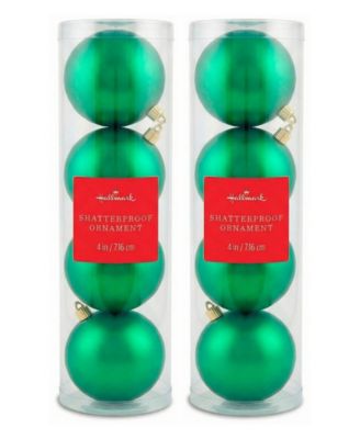 8-Piece Velvet Shatterproof Ball Ornaments