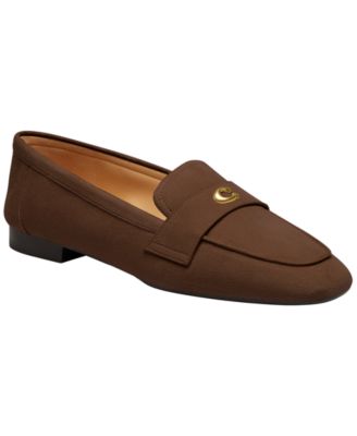 Women's Sculpted C Suede Slip-On Loafers