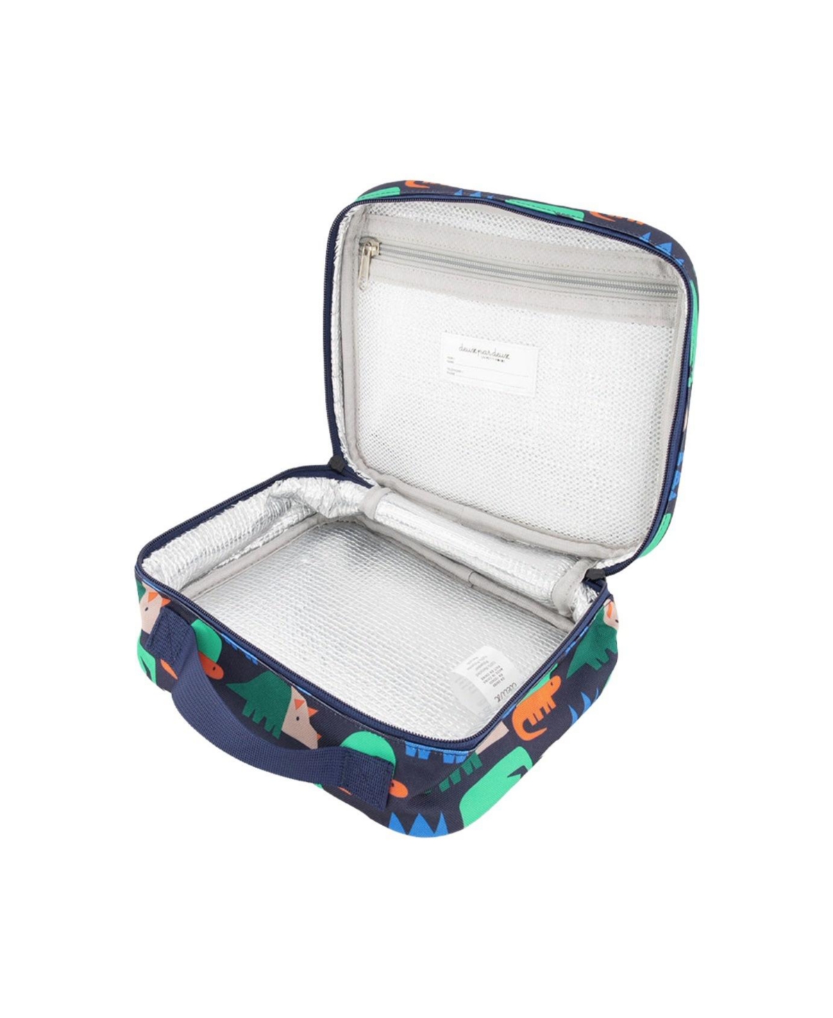 Deux par Deux Little Boy Dinosaur Playful Durable Compact Snack Box