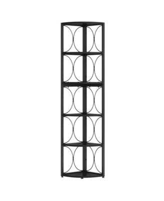 Modern  Corner Shelving Unit for Living Room and Office