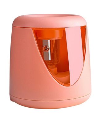 Electric Pencil Sharpeners Stationery, Super Fast Sharpening with Shavings Box for 6-8mm Pencils, Battery Powered
