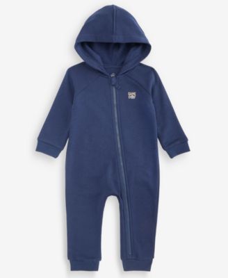 Baby Boys' 0M-24M Hooded Football Coverall