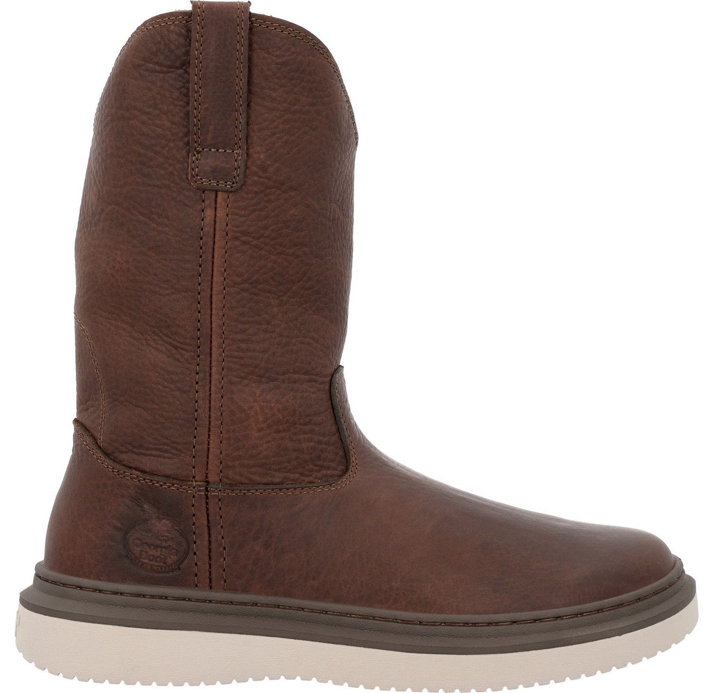 Мужские ботинки GEORGIA BOOT Wedge Superlyte 11" Pull-On Work Boot, цвет: Коричневый — фото 3
