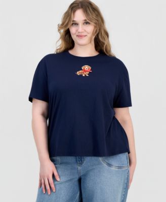 Trendy Plus Size Dachshund Bow Graphic T-Shirt 