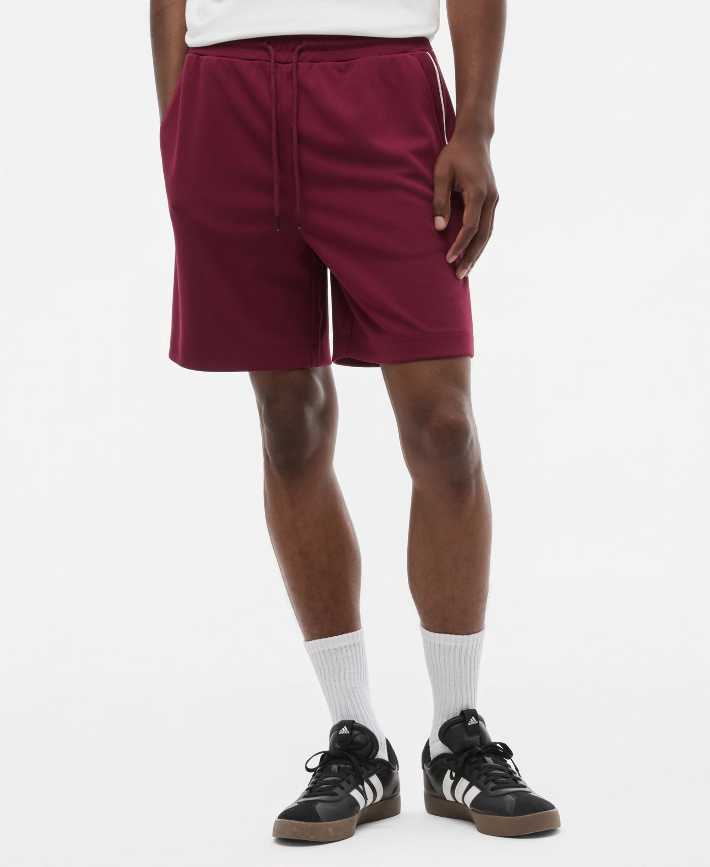 Мужские шорты Mode of One Louis Piping-Trim 7" Shorts, цвет: Винный — фото 3