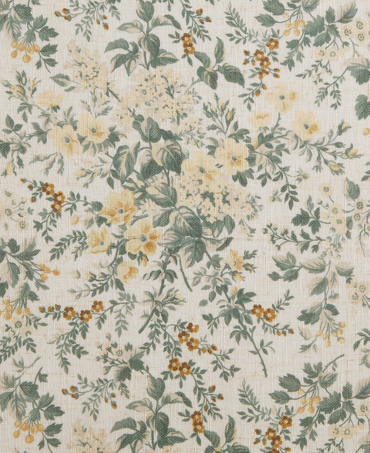 Laura Ashley Linen Blend Country Meadow Tablecloth