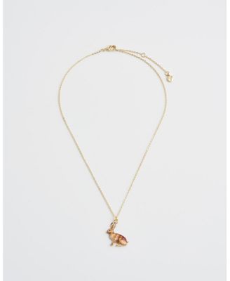 Enamel Rabbit Short Necklace