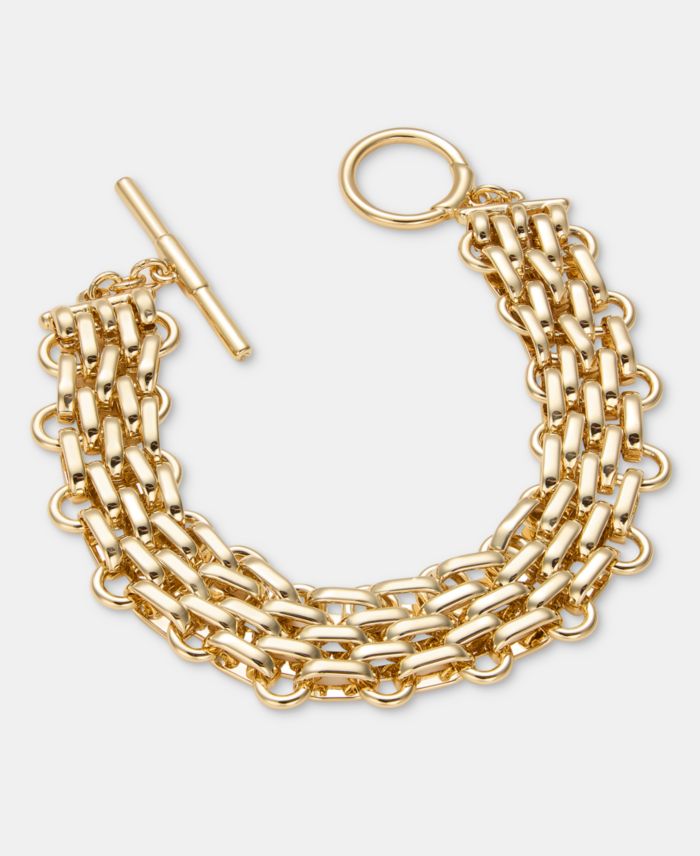Lauren Ralph Lauren Rolo Chain Statement Flex Bracelet